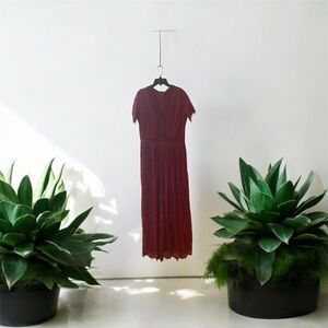 Red long dress, new as well!